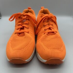 Mishansha Shoes Mens Size 8 Orange Mesh Athletic Walking Running Sneakers
